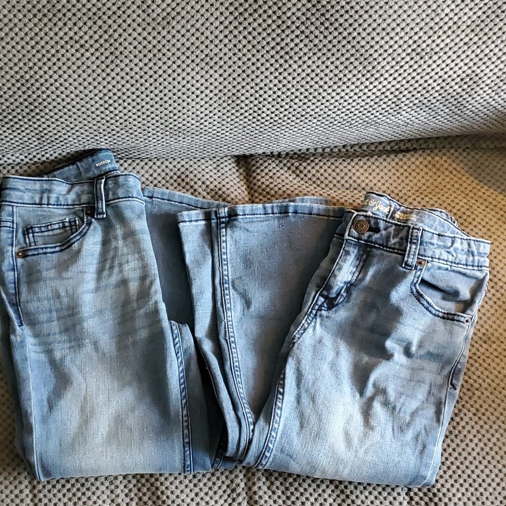 Cat&Jack jeans, size 12Y, light blue